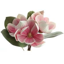 DEKO® FLORALE Magnolien - Bündel Pink 27 cm - Kunstblumen